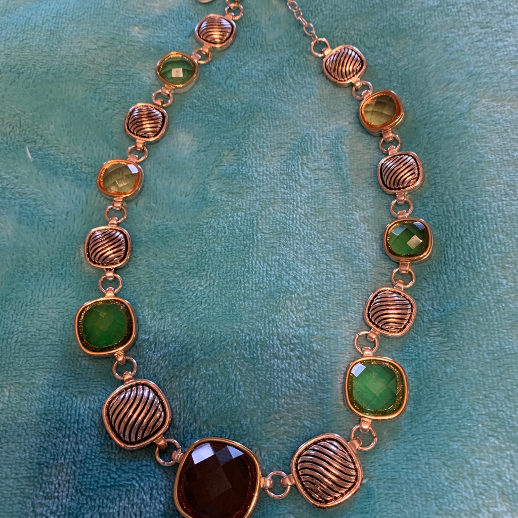 Multi Color Stone Necklace